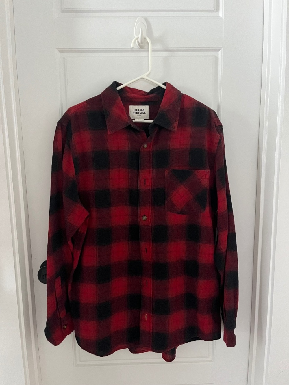 Men’s Field & Stream Long-Sleeve Button-down Flannel